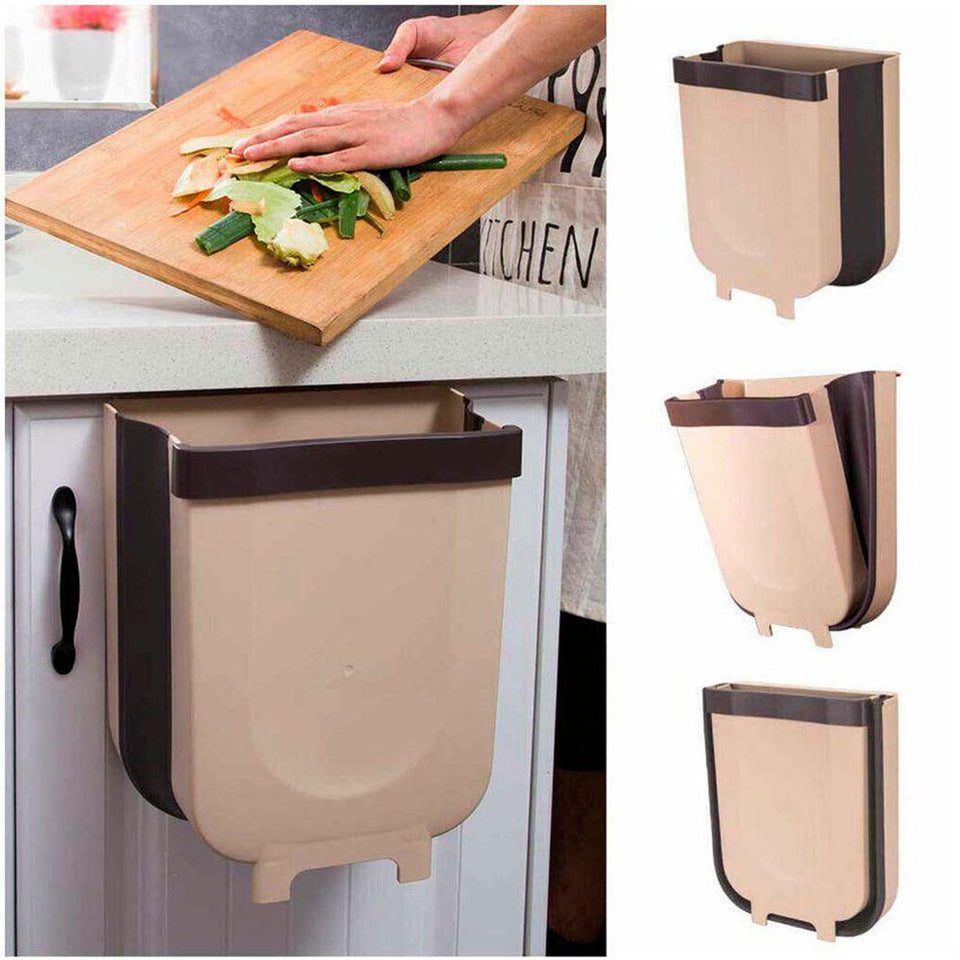 Nuevo Cubo de Basura Plegable Colgante