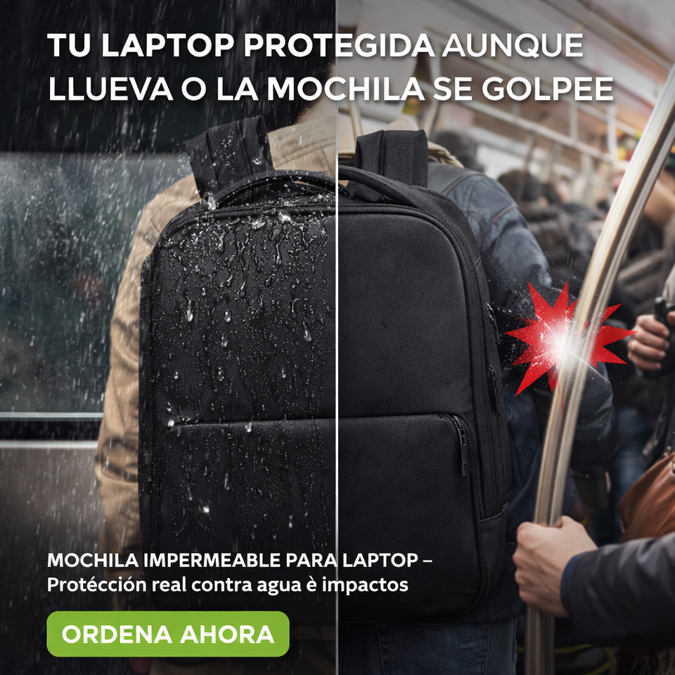 Mochila Impermeable para Laptop