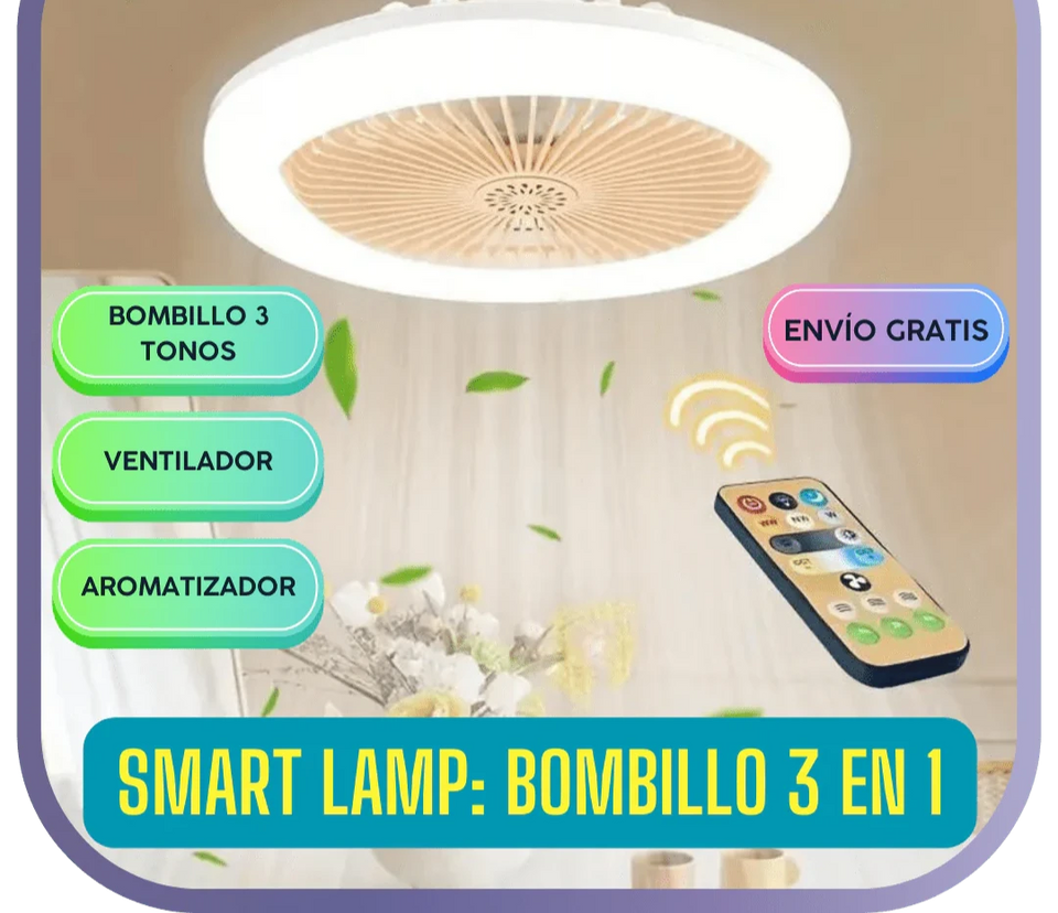Nuevo Bombillo Ventilador Led