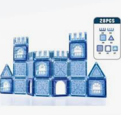 Nuevo Castillo con Bloques Magneticos  para Niños