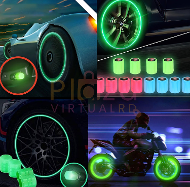 4 Tapones Brillantes para Llantas