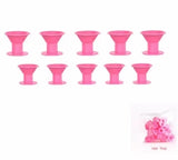 Nuevo SET de 10 Rizadores de Silicona Fácil para Cabello