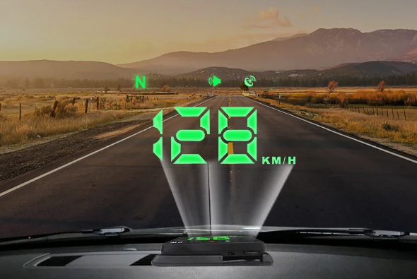 Plantilla de 7 pulgadas Hud para auto