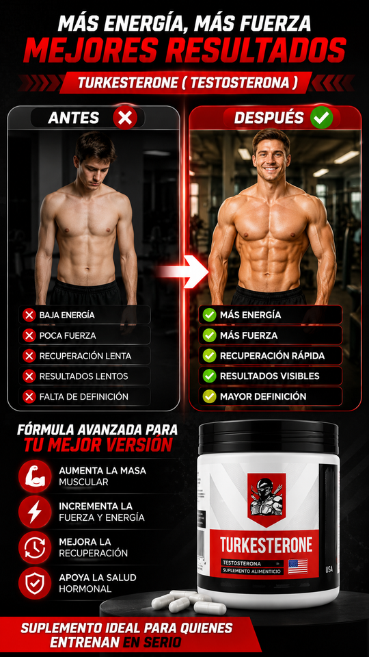 Nueva Turkesterona Potente para Crecimiento y Fuerza