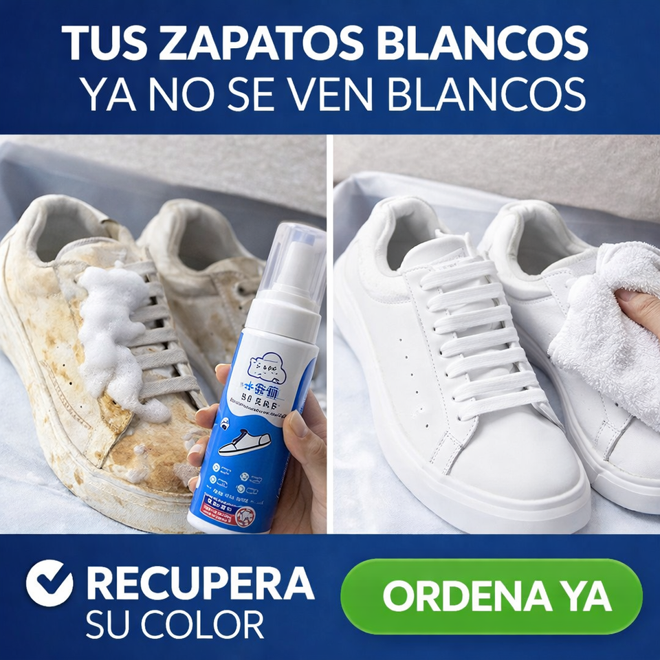 Nuevo Limpiador de Zapatos Blancos – ¡Como nuevos al instante!