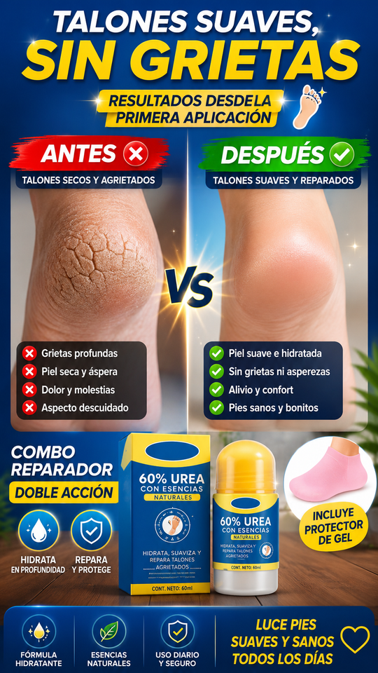 Nueva Crema Urea Reparadora Intensiva para Pies