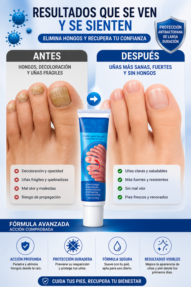 Nuevo Crema Reparadora y Fortalecedora de Uñas
