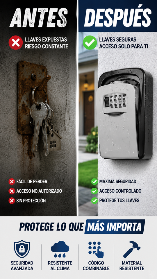 Nuevo Caja de Seguridad para Llaves de Combinación