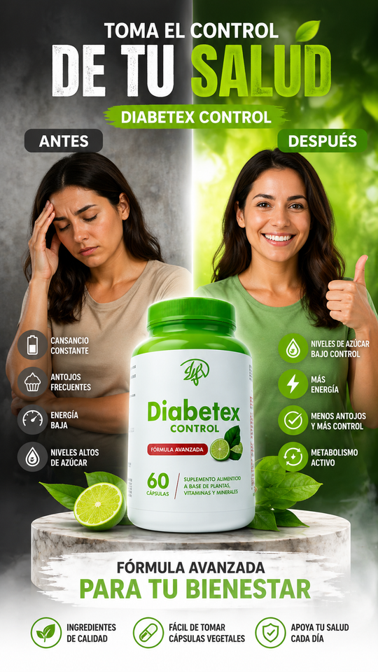 Nuevo diabetex por 60 capsulas