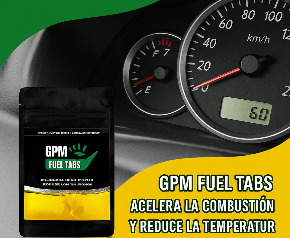💚 GPM FUEL TABS – Ahorra Combustible Desde el Primer Tanque