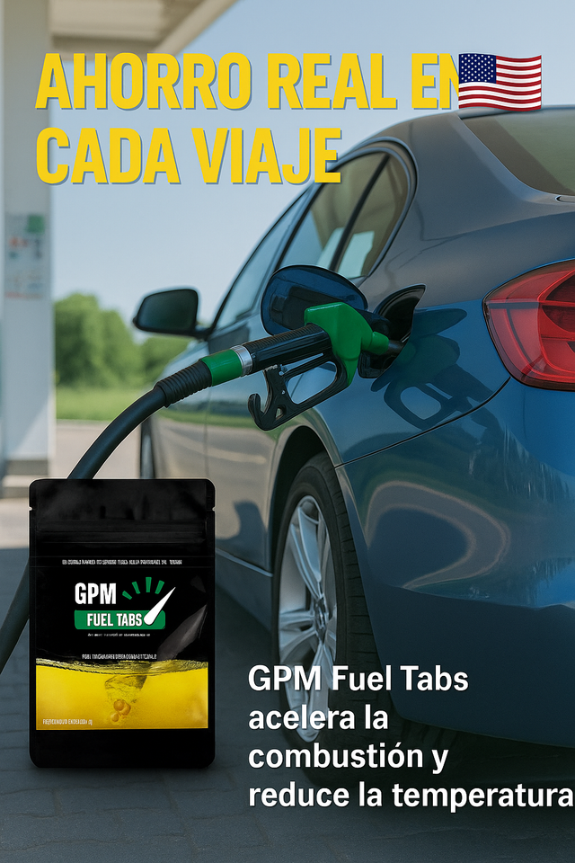 💚 GPM FUEL TABS – Ahorra Combustible Desde el Primer Tanque