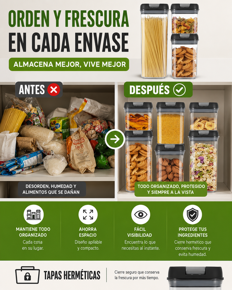 Nuevo Organizador De Alimentos