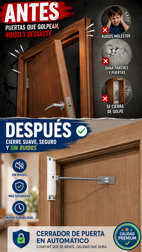 Nuevo Cierre Automático Fuerte para Puertas