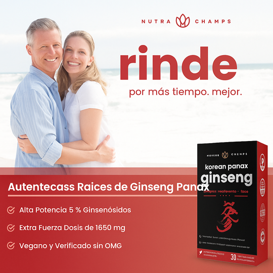 Nuevo Ginseng Rojo Premium – Energía y Enfoque Total