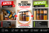 Nuevo Set Contenedores Herméticos para Cocina