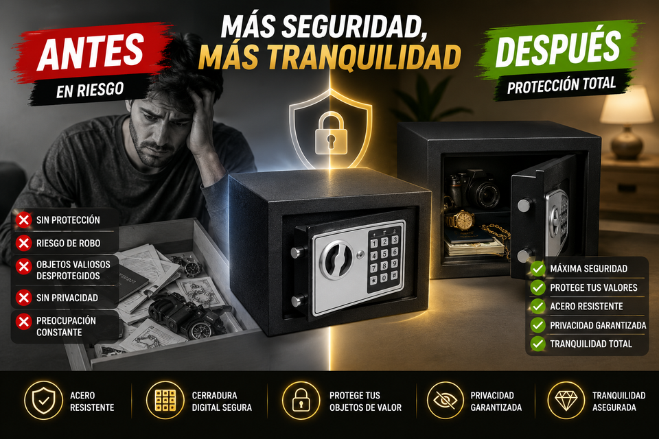 Nuevo Caja Fuerte Segura Compacta