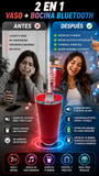Nuevo Vaso Sonoro Bluetooth Portátil Acero