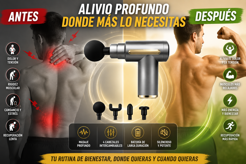 Nuevo Pistola Masaje Mini Proportátil