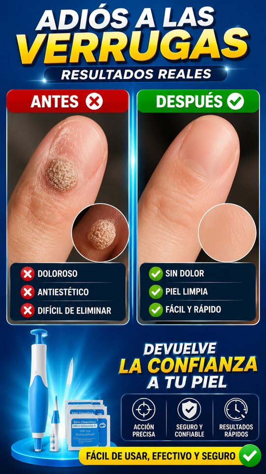 Nuevo Anillas Eliminadoras de Verrugas Rápidas