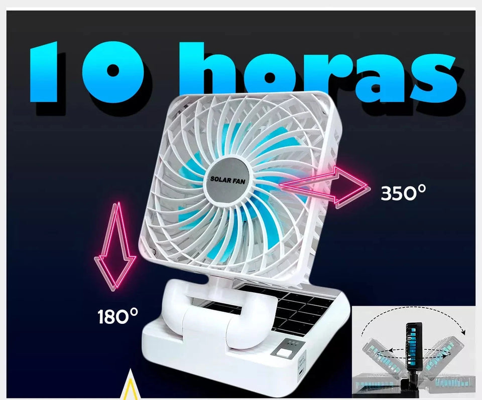 Nuevo Ventilador Solar Plegable