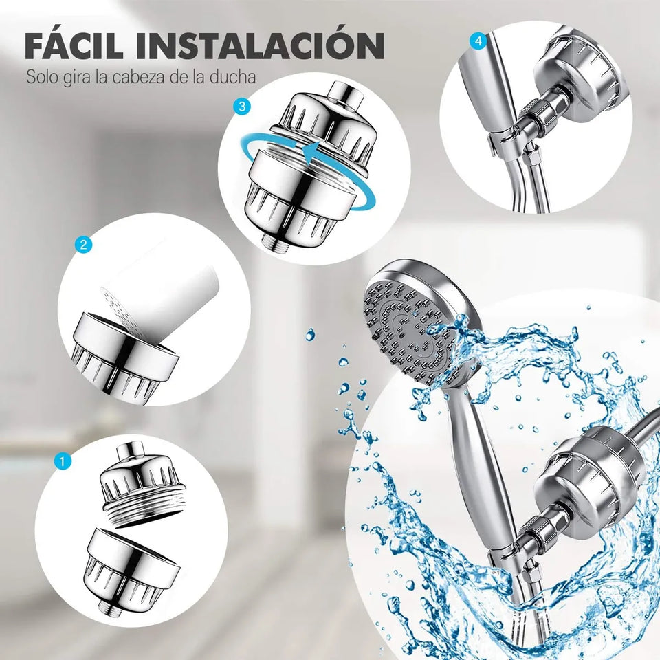 Nuevo Filtro para Regadera Universal