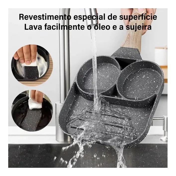 SARTÉN ANTIADHERENTE DE 3 SECCIONES