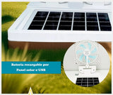 Nuevo Ventilador Solar Plegable