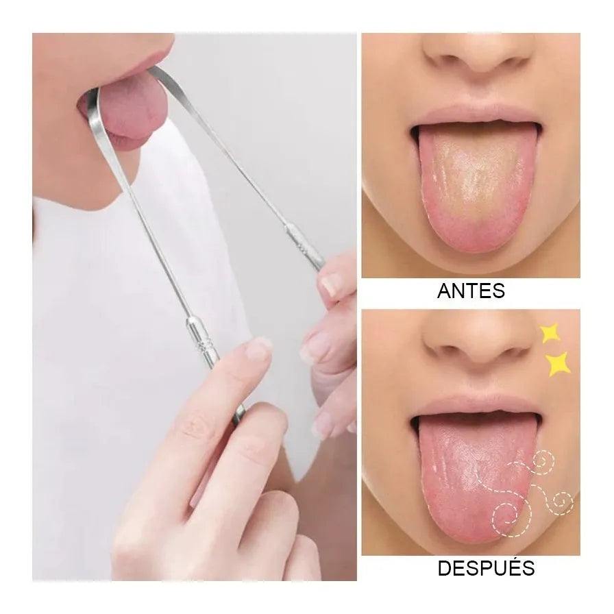 Nuevo Raspador de Lengua de Acero Inoxidable