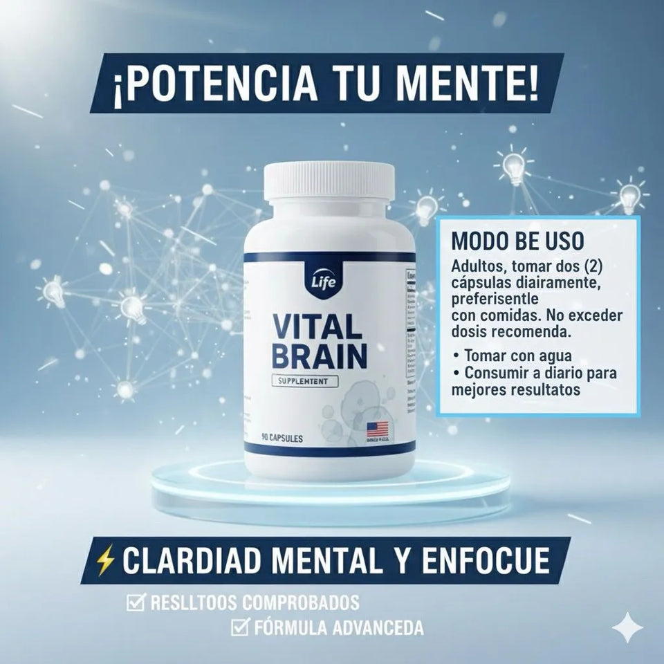 Nuevo Vital Brain – Claridad Mental y Enfoque Total