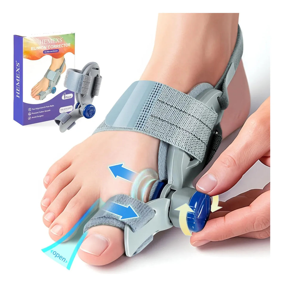 Nuevo Corrector de Juanetes Ajustable – Endereza y Alivia