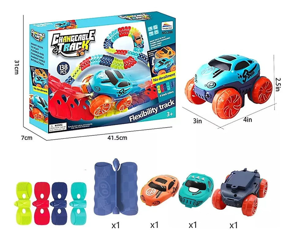 Nueva Pista de 56 PCS Flexible