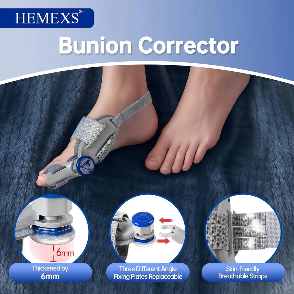 Nuevo Corrector de Juanetes Ajustable – Endereza y Alivia