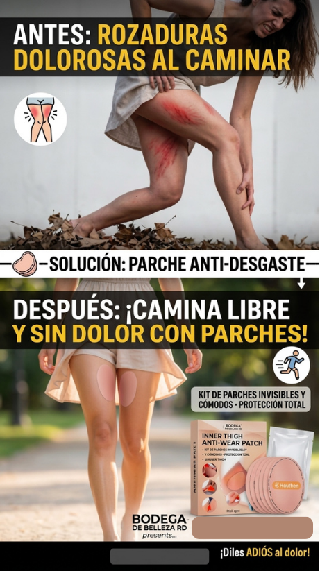 Nuevos Set de 30 unidades de Parches Antiroces Invisibles para Muslos