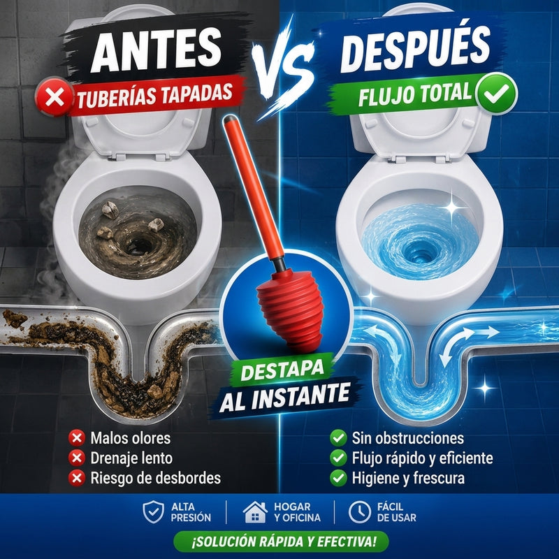Nuevo Desatascador de alta presión para baño
