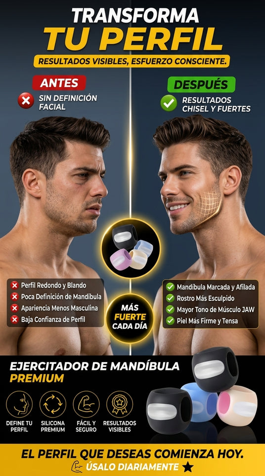 Nuevo Bola Fitness Facial Mandíbula PRO