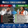 Nuevo Botella de Agua Deportiva de Aluminio Ombre