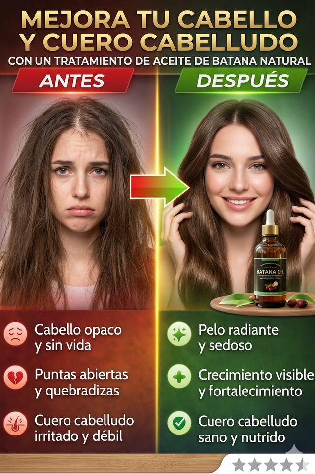 Nuevo Aceite de Batana Nutritivo Brillo