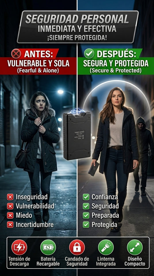 Nuevo Taser Modelo Cuadrado