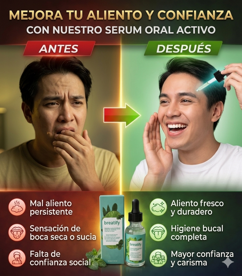 Nueva Esencia Breatify para el mal aliento