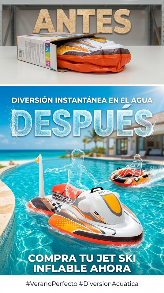 Nuevo Barco Inflable Motor para Diversión