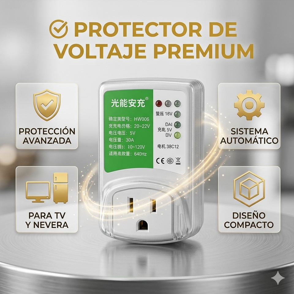 Nuevo Protector de Voltaje Hogar BSEED Enchufe