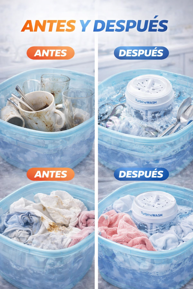Nueva Mini Lavadora Ultrasónica Portátil
