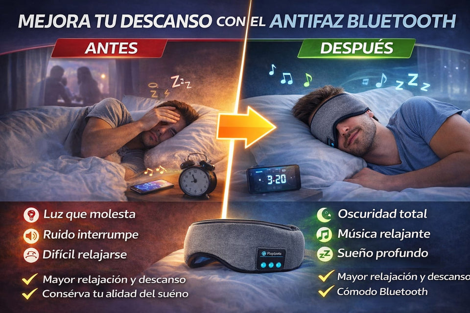 Nueva Máscara Auricular Bluetooth para Dormir