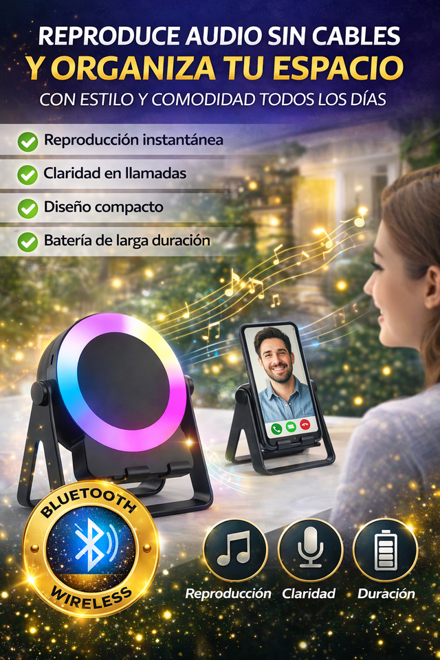 Nuevo Soporte Altavoz Inductivo Chic