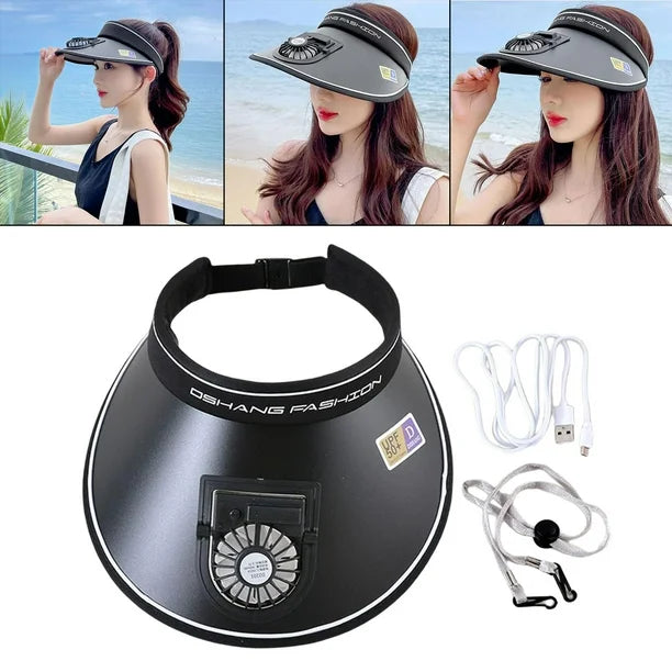 Nuevo Sombrero con Ventilador