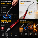 Nuevo Encendedor Eléctrico Portátil USB Recargable