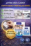Toallitas Limpiadoras para Gafas Portátiles