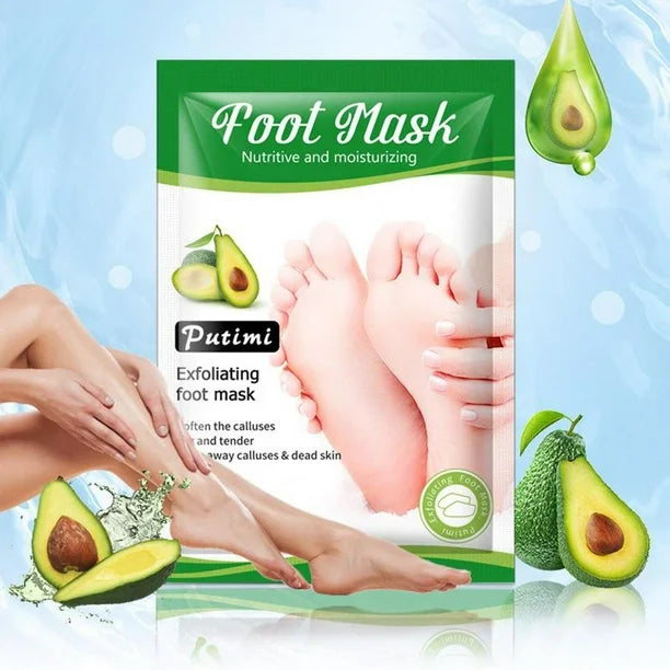 MASCARILLA EXFOLIANTE PARA PIES DE AGUACATE