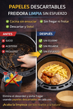 Nuevo Papel Antiadherente para Freidora y Horno
