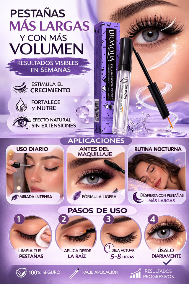 Serum Potenciador de Pestañas Fuerte